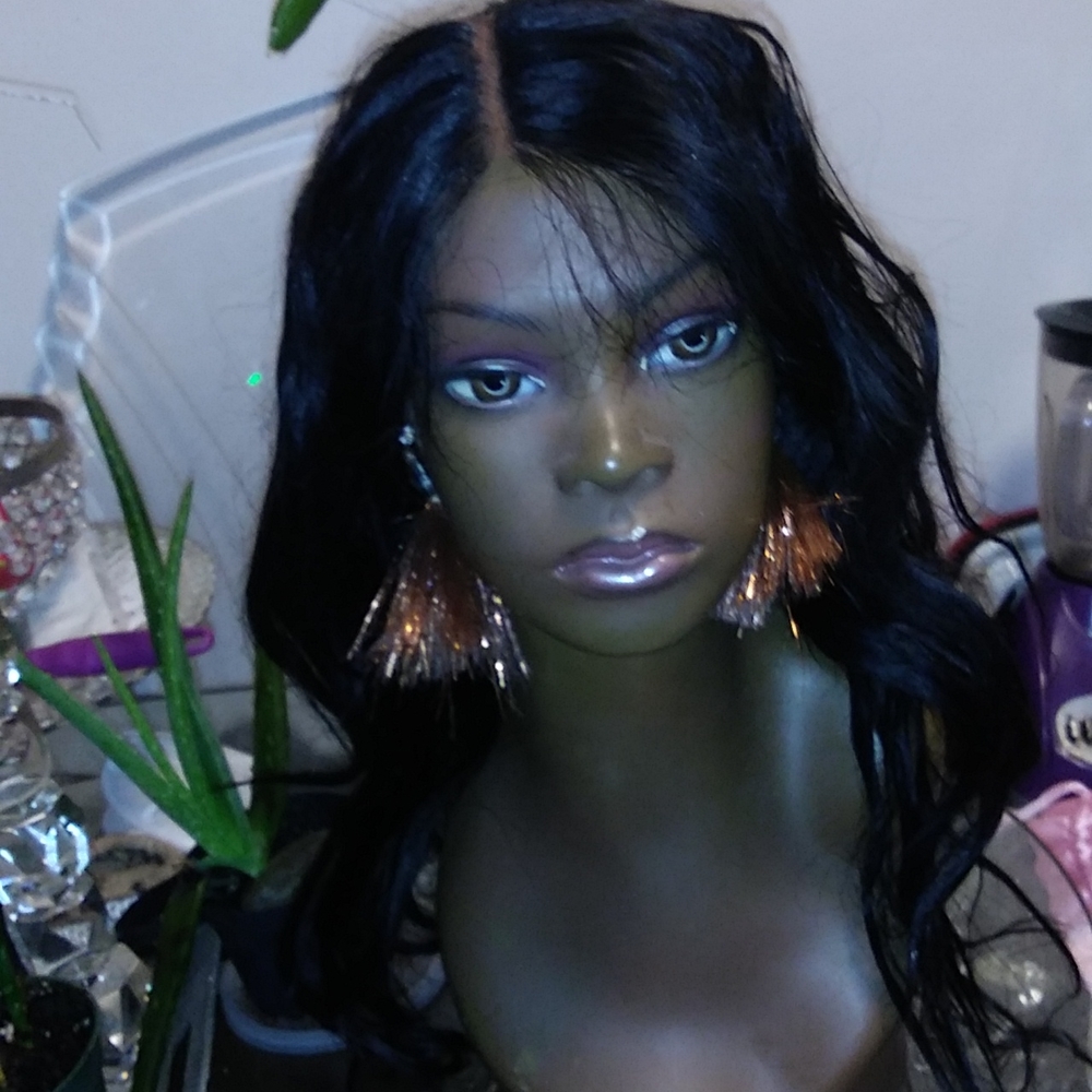 100% Human Hair lace front wig